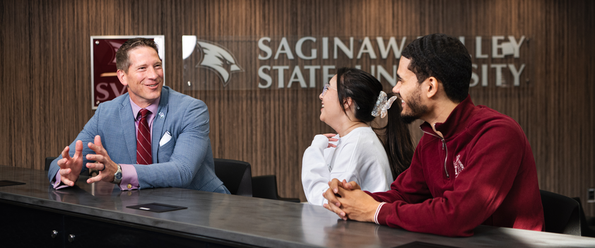 Brian Brunner with students